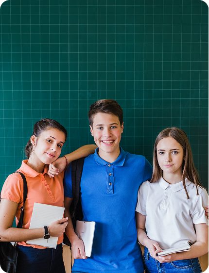 Students learning